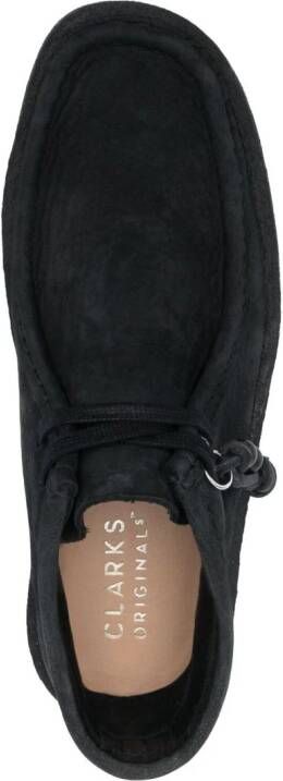 Clarks Suède veterlaarzen Zwart