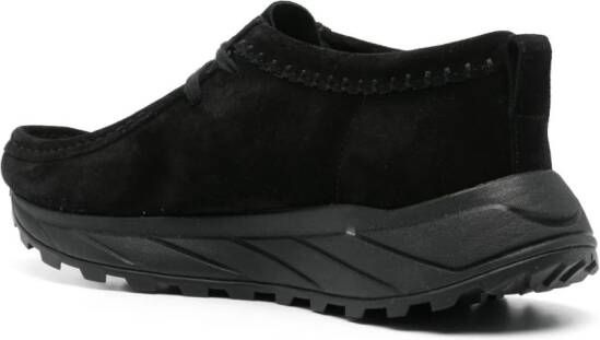 Clarks Originals Torhill Lo suède derby schoenen Zwart