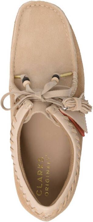 Clarks Wallabee low-top schoenen Bruin
