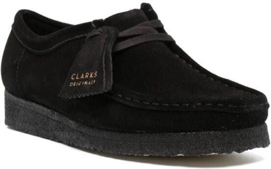 Clarks Wallabee suède schoenen Zwart
