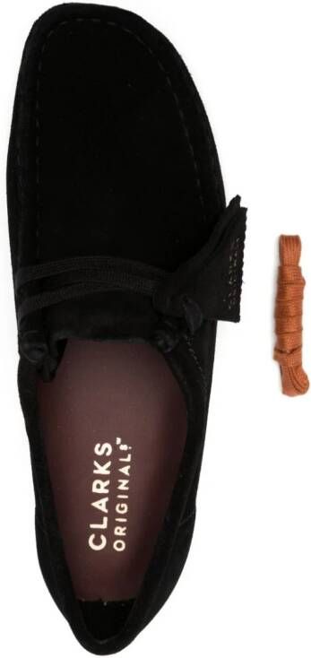 Clarks Wallabee suède schoenen Zwart