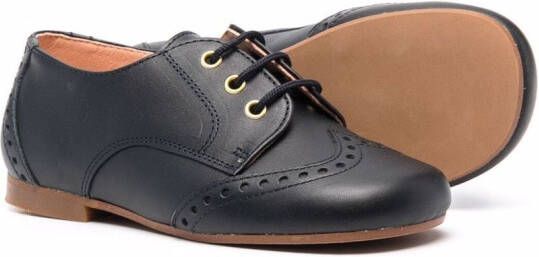 CLARYS Derby schoenen met reliëf Blauw