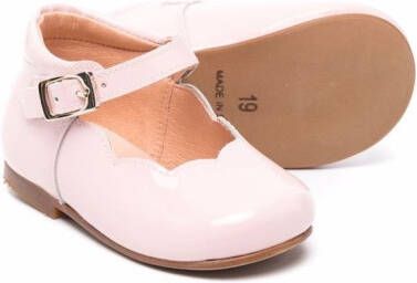 CLARYS Leren ballerina's Roze