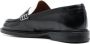 Claudie Pierlot Tweekleurige leren loafers Zwart - Thumbnail 3