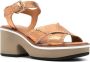 Clergerie Charline 75 sandalen Bruin - Thumbnail 2