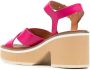 Clergerie Charline leren sandalen Roze - Thumbnail 3