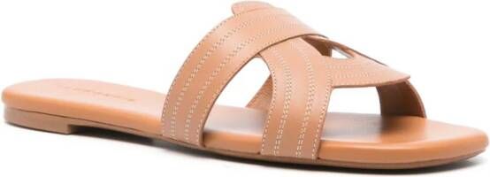 Clergerie Ivory sandalen van leer Bruin