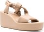 Clergerie Sandalen met geknoopt detail Beige - Thumbnail 2