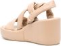 Clergerie Sandalen met geknoopt detail Beige - Thumbnail 3