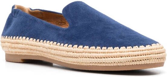 Clergerie Suède slippers Blauw