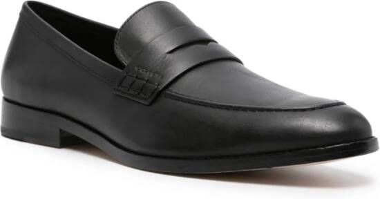 Coach Declan leren loafers Zwart