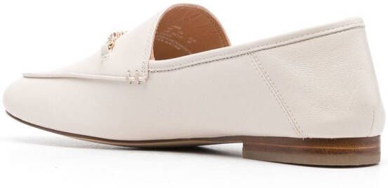 Coach Hannah leren loafers Beige