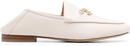 Coach Hannah leren loafers Beige