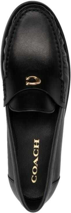 Coach Leren loafers Zwart