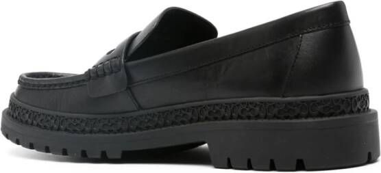 Coach Leren loafers Zwart