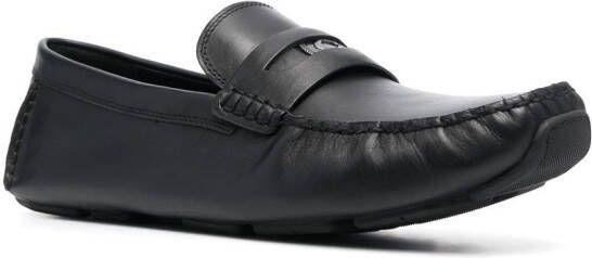 Coach Loafers met logoplakkaat Zwart