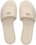 Coach Sandalen met logoplakkaat Beige - Thumbnail 4