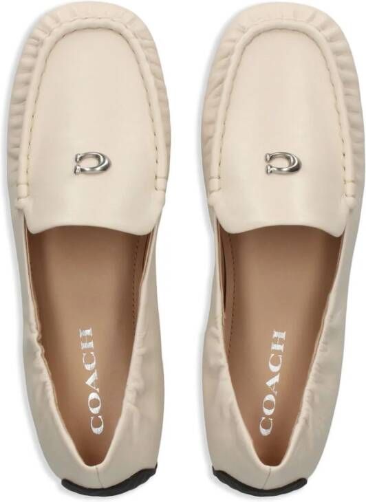 Coach Ronnie leren loafers Beige