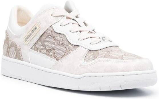 Coach Sneakers met monogramprint Beige