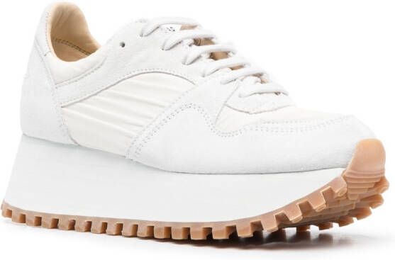 Comme Des Garçons Comme Des Garçons x Spalwart sneakers met plateauzool Wit