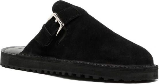 Comme des Garçons Homme Leren riem Zwart