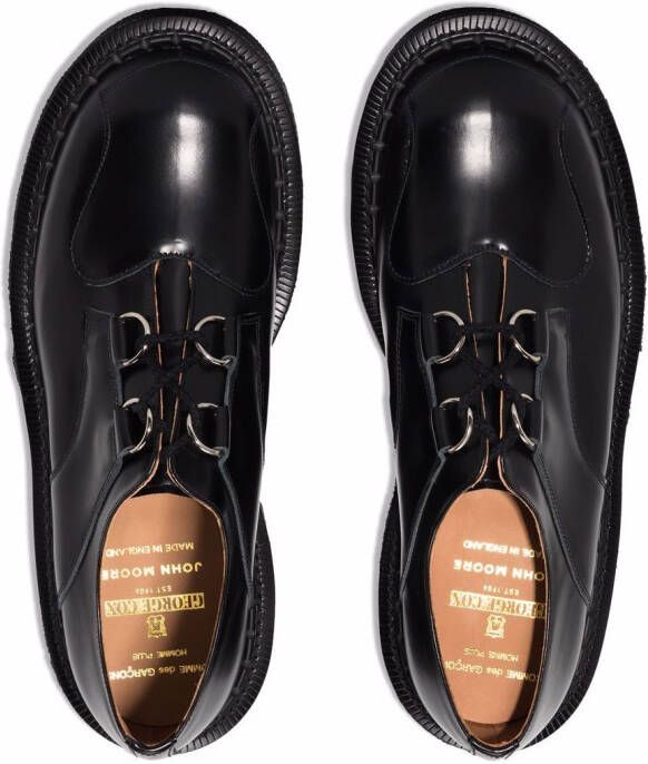 Comme des Garçons Homme Plus x George Cox x John Moore Ghillies sneakers Zwart