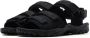 Comme des Garçons Homme Sandalen met klittenband en logo-applicatie Zwart - Thumbnail 2