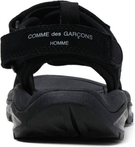 Comme des Garçons Homme Sandalen met klittenband Zwart