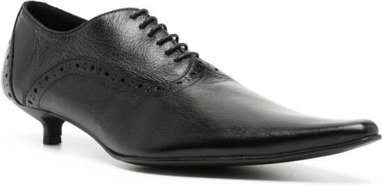 Comme Des Garçons Brogues met puntige neus Zwart