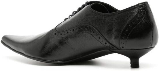 Comme Des Garçons Brogues met puntige neus Zwart