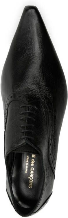 Comme Des Garçons Brogues met puntige neus Zwart