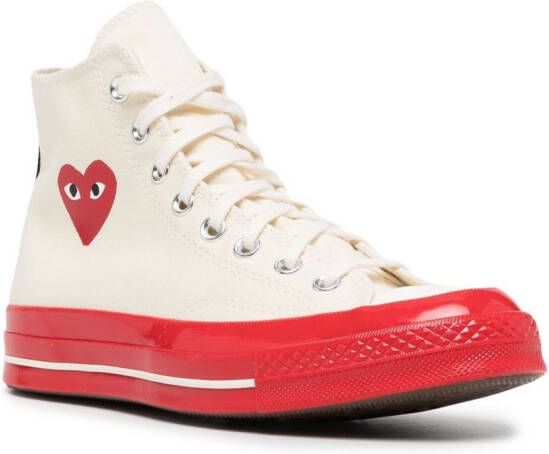 Comme Des Garçons Play x Converse Chuck 70 high-top sneakers Rood