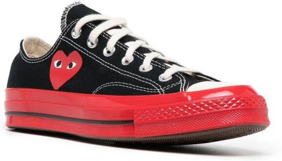 Comme Des Garçons Play x Converse Chuck 70 low-top sneakers Zwart