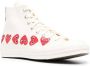 Comme Des Garçons Play x Converse x Converse Chuck 70 Multi Hearts high-top sneakers Beige - Thumbnail 2