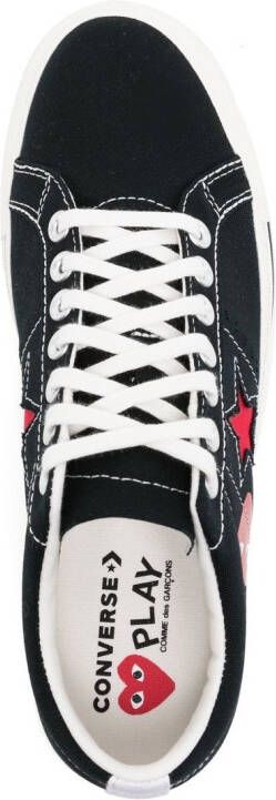 Comme Des Garçons Play x Converse x Converse One Star sneakers Zwart