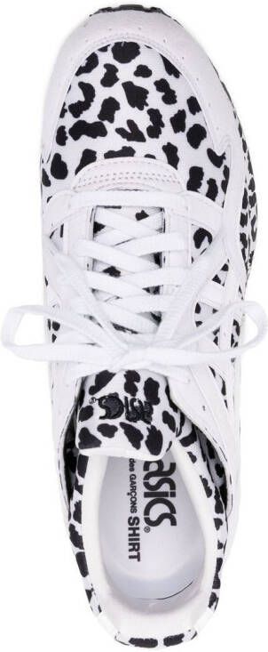 Comme Des Garçons Shirt Sneakers met luipaardprint Wit