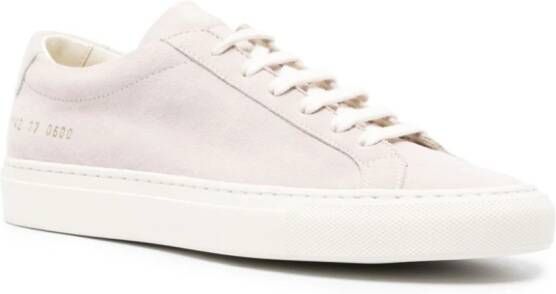 Common Projects Achilles suède sneakers Roze