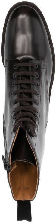 Common Projects combat boots met veters Bruin