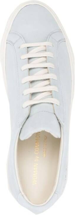 Common Projects Contrast Achilles suède sneakers Blauw