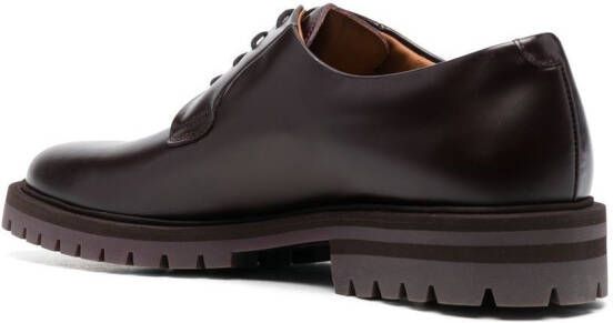 Common Projects Leren derby veterschoenen Bruin