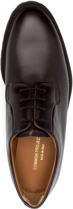 Common Projects Leren derby veterschoenen Bruin