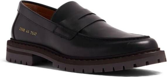 Common Projects Leren loafers Bruin