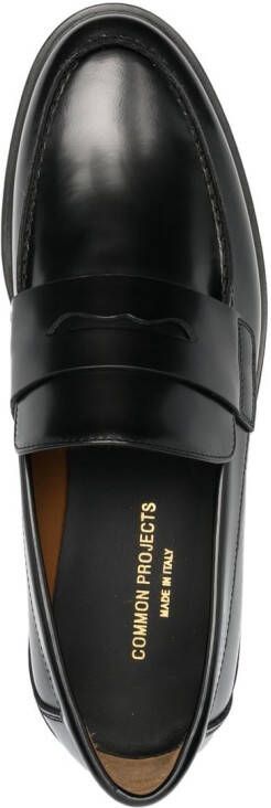 Common Projects Leren loafers Zwart