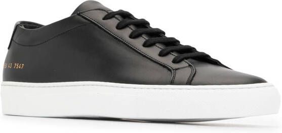 Common Projects Leren sneakers Zwart