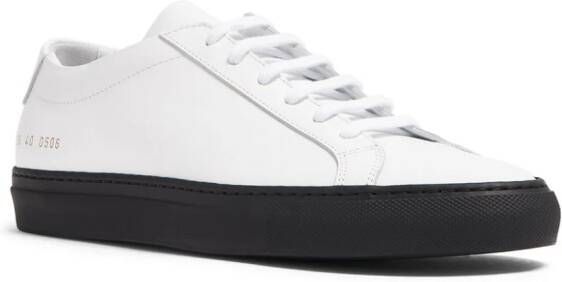 Common Projects Sneakers met contrasterende zool Wit