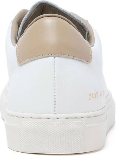 Common Projects Tennis 70 leren sneakers Wit