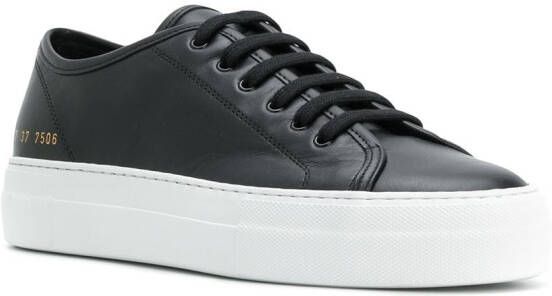 Common Projects Toernooi lage sneakers Zwart