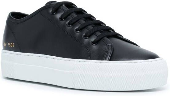 Common Projects Toernooi lage sneakers Zwart