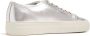 Common Projects Tournament Low metallic leren sneakers Zilver - Thumbnail 3