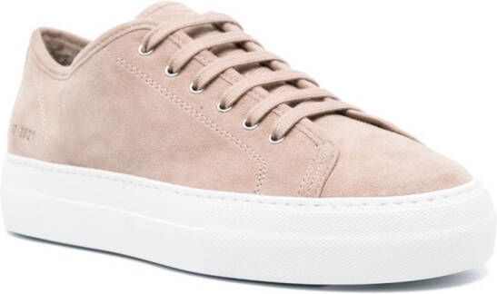 Common Projects Tournament suède sneakers Bruin